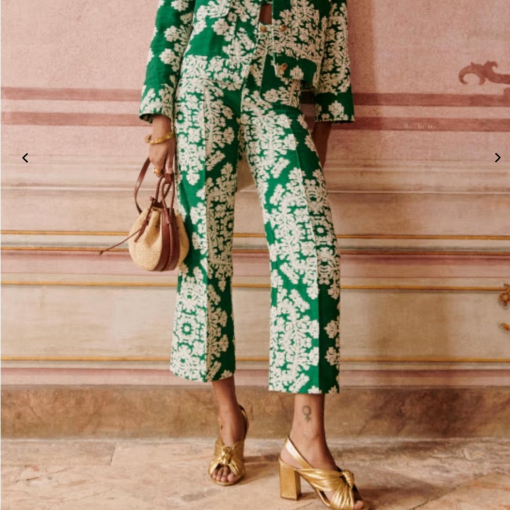 ISO! Sézane margareth green pants sz 36 or 38
